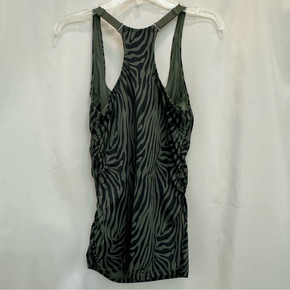 Ruby Ribbon Active Shapewear Zebra Print Tank Top - image 7